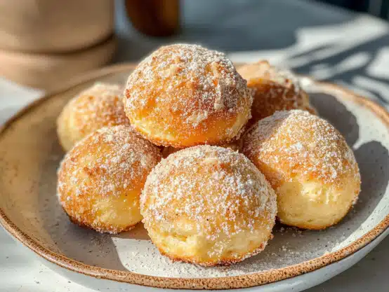 These banana donut holes are soft, naturally sweet, and easy to make! A healthy, kid-friendly baked donut recipe.