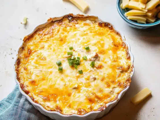 Make the best Buffalo Chicken Dip! This creamy, cheesy, and spicy dip is perfect for game day and parties. Ready in 35 minutes!