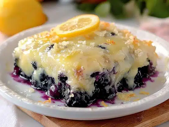 This moist, buttery Lemon Glazed Blueberry Boyfriend Bait cake is bursting with juicy blueberries and topped with a tangy lemon glaze. Perfect for any occasion!