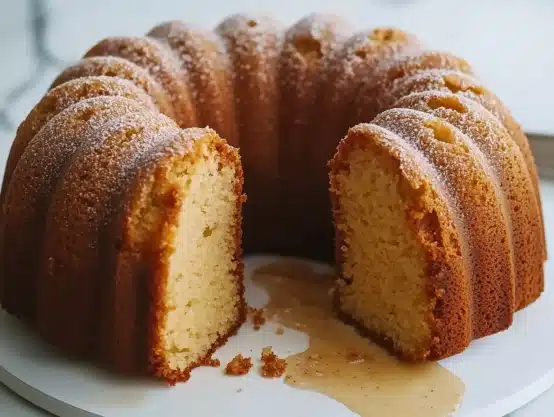 This Snickerdoodle Bundt Cake is soft, buttery, and filled with warm cinnamon-sugar flavor. Perfect for dessert, brunch, or holiday baking!