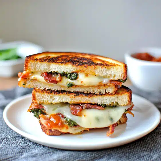 This sun-dried tomato pesto grilled cheese is packed with flavor and easy to make&mdash;perfect for lunch or dinner.