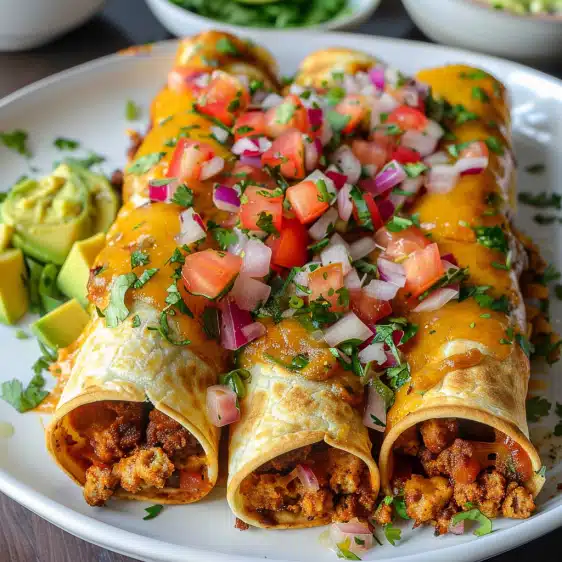 Make these crunchy, cheesy Homemade Taquitos in under 30 minutes! Easy to fry, bake, or air fry with chicken, beef, or veggies.