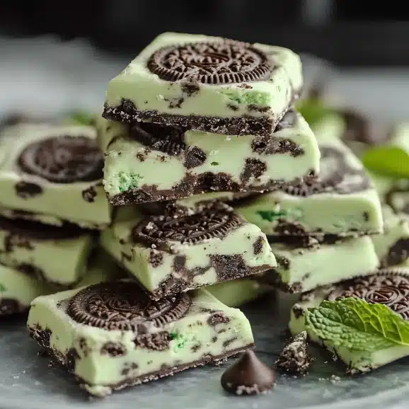 This Mint Oreo Bark is a no-bake treat packed with white chocolate and crunchy cookies! Ready in minutes and perfect for gifting.