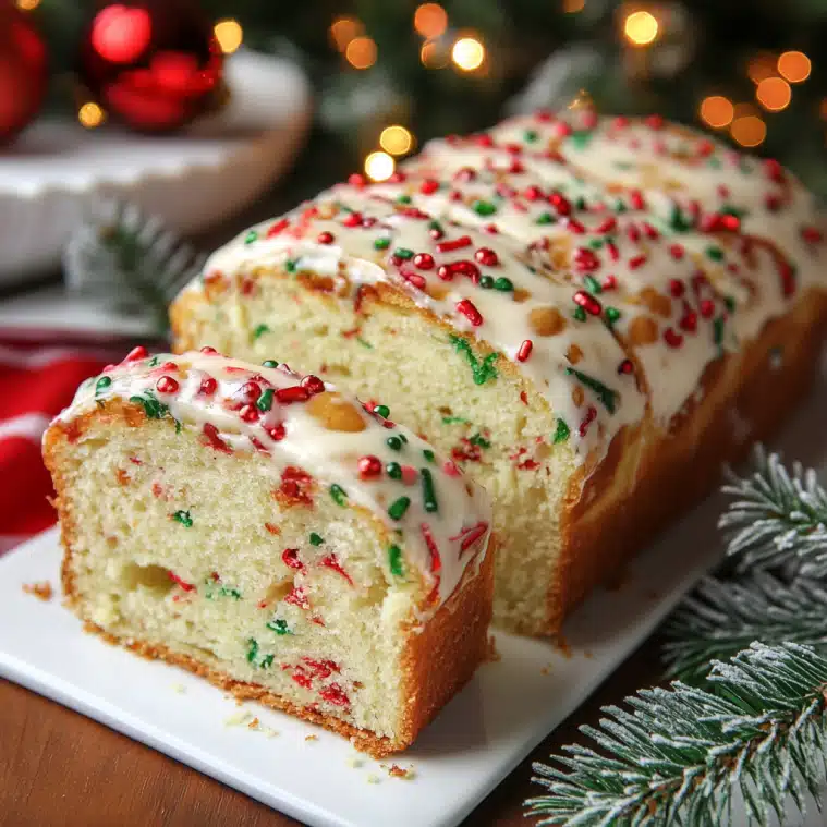 Christmas Sprinkle Buttermilk Bread