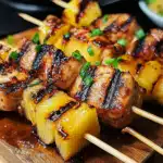 Grilled Chicken Pineapple Skewers