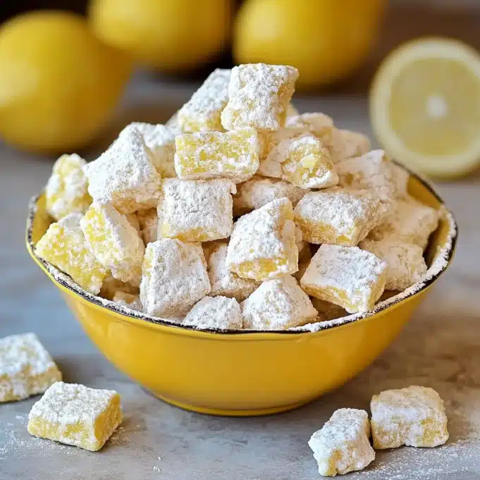 Zesty Lemonade Puppy Chow Snack Recipe