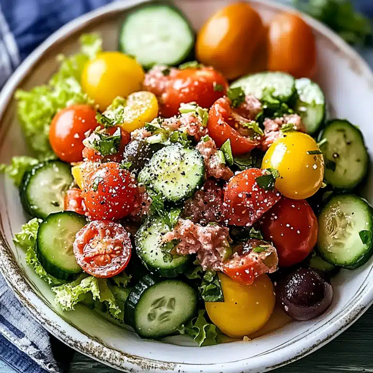 Spanish Tomato Cucumber Salad