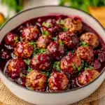 Quick Christmas Cranberry Meatballs