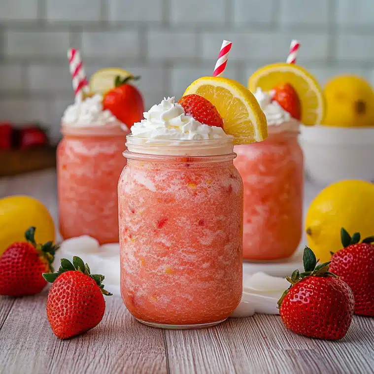 Frosted Strawberry Lemonade