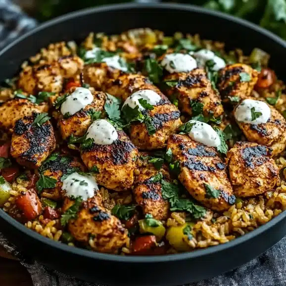One Pot Shawarma Chicken and Rice
