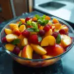 Summer Peach Fruit Salad