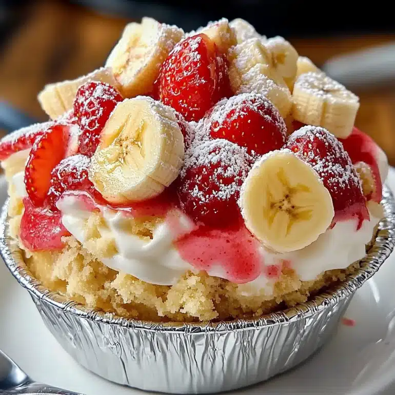 Strawberry Banana Pudding
