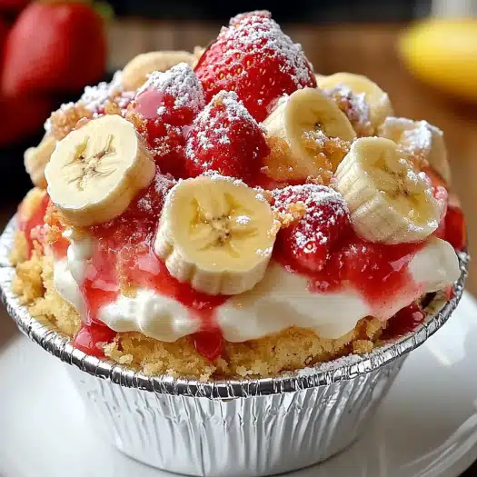 Strawberry Banana Pudding