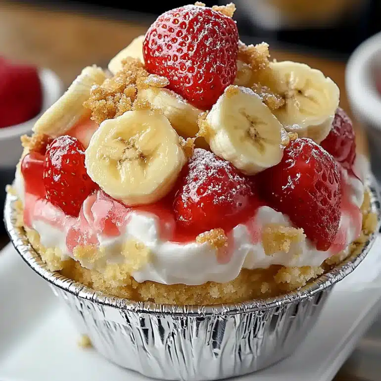 Strawberry Banana Pudding