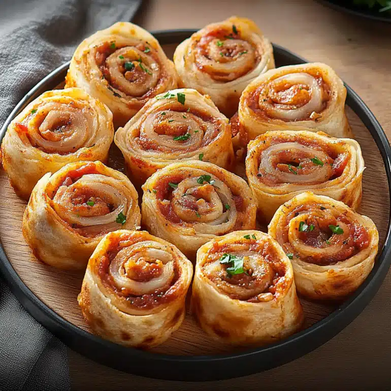 Tortilla Pizza Rolls