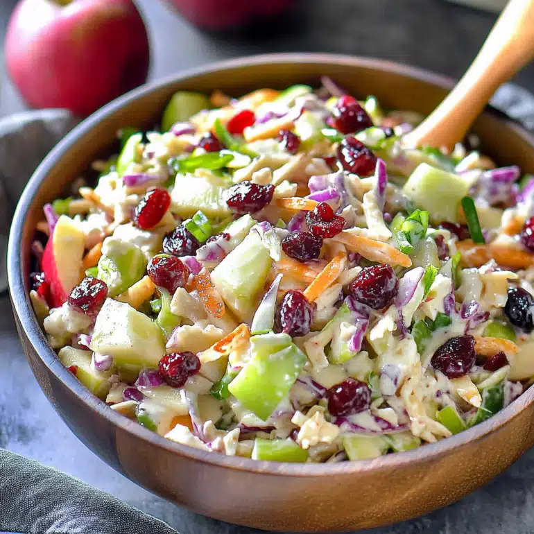 Apple Cranberry Coleslaw
