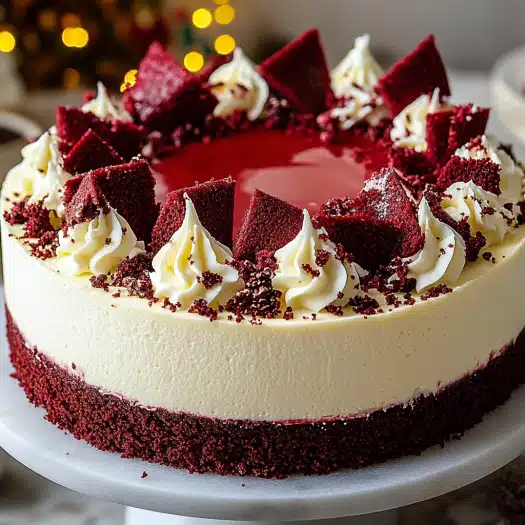 red velvet cheesecake