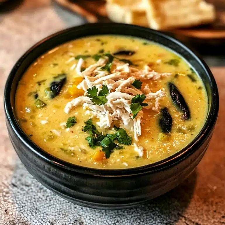 Roasted Poblano Soup Recipe