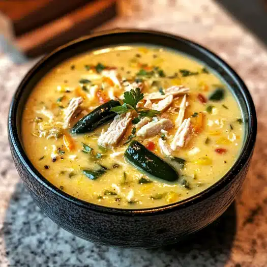 Roasted Poblano Soup Recipe