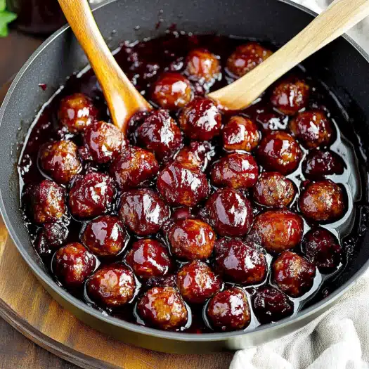 Spicy Cranberry Barbecue Meatballs
