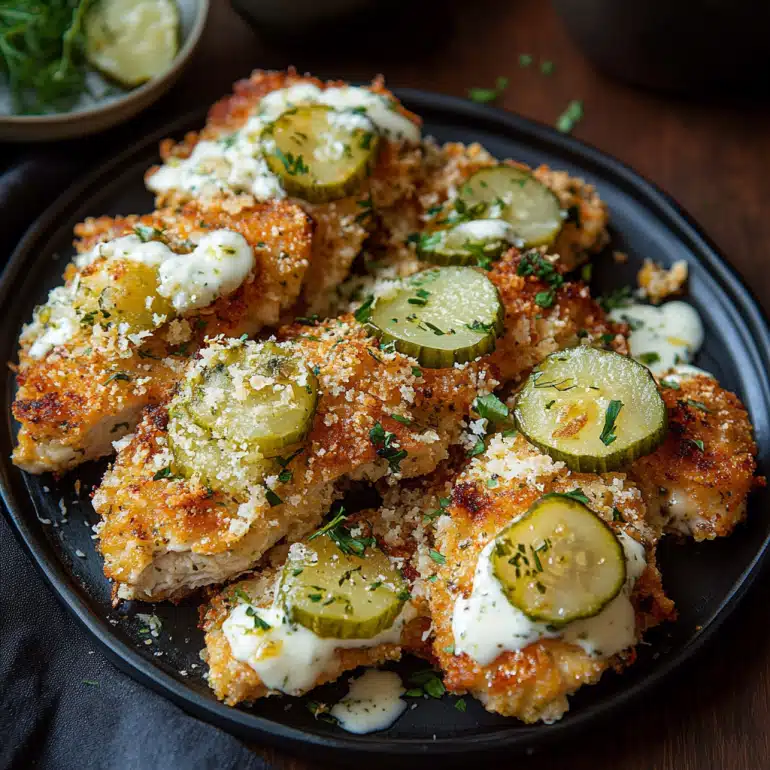 Dill Pickle Parmesan Chicken Recipe
