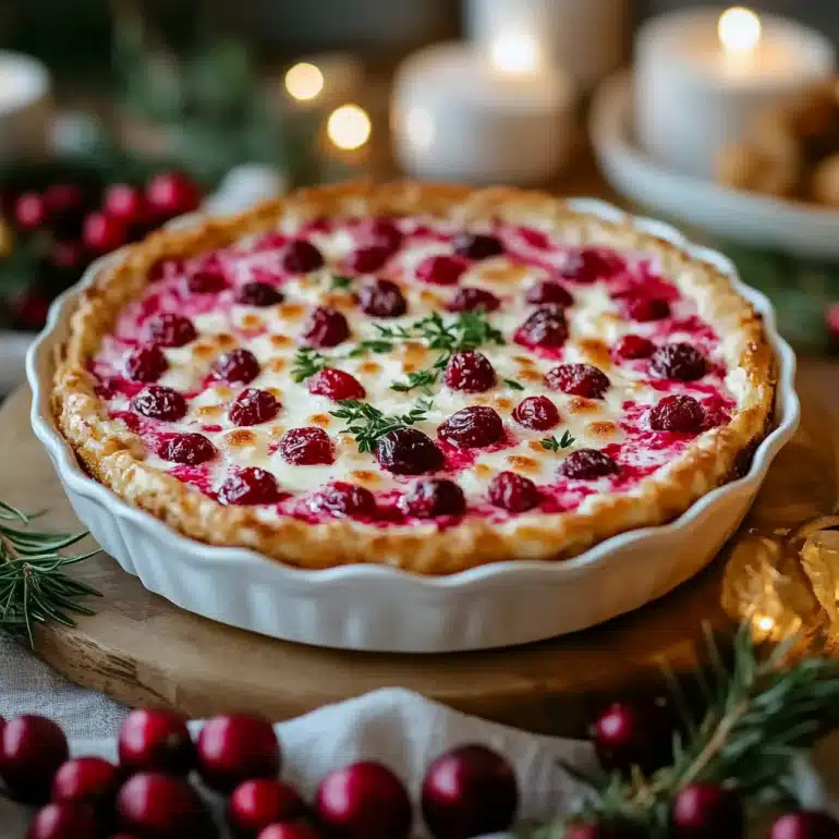 Baked Cranberry Cream Cheese Dip
