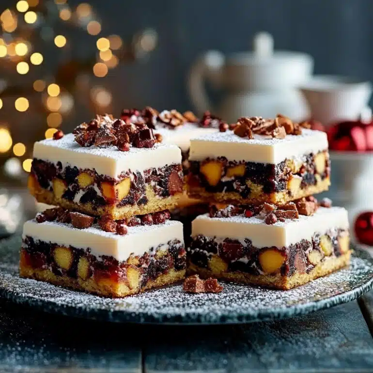 Festive Christmas Fruitcake Traybake