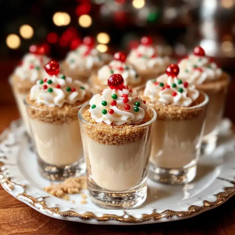 Non-Alcoholic Christmas Sugar Cookie Shots