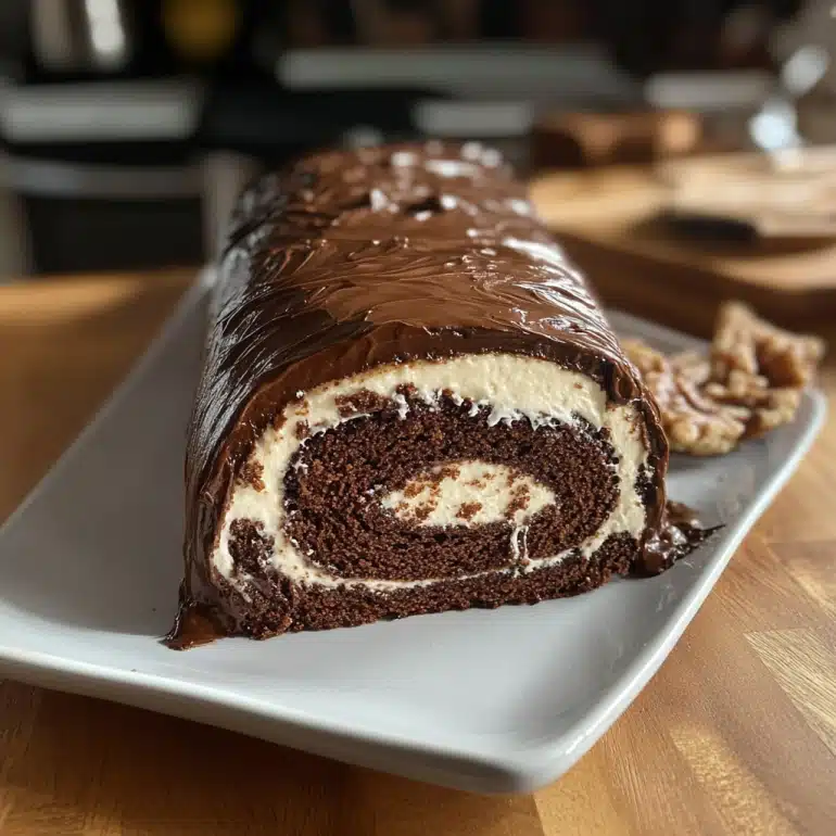German Chocolate Cake Roll Recipe