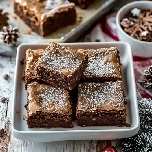 Gingerbread Brownies