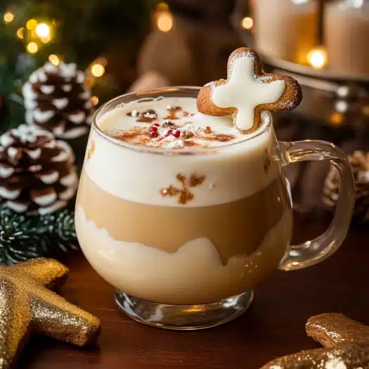 Gingerbread White Russian Mocktail