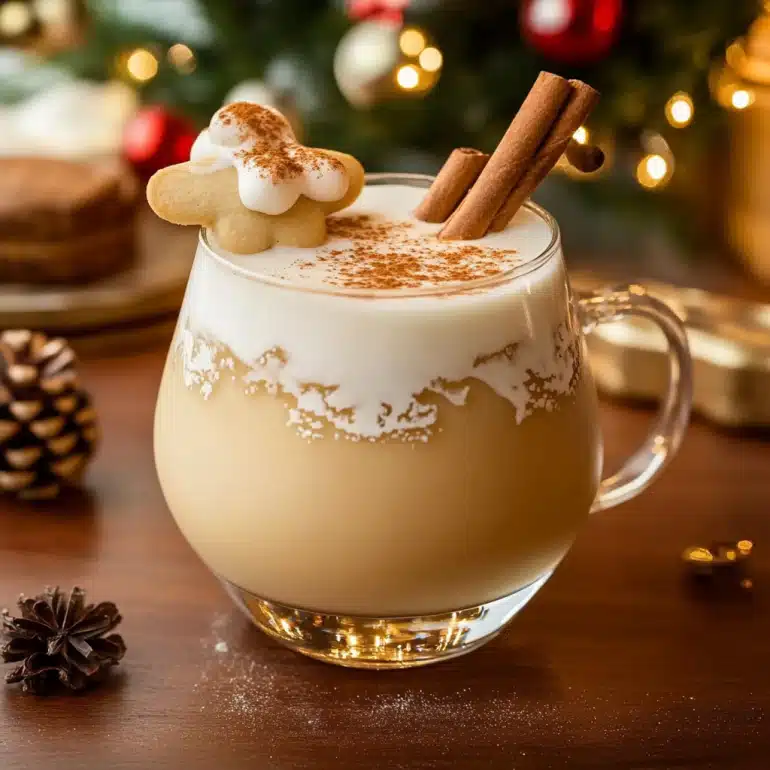 Gingerbread White Russian Mocktail