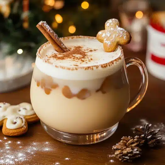 Gingerbread White Russian Mocktail