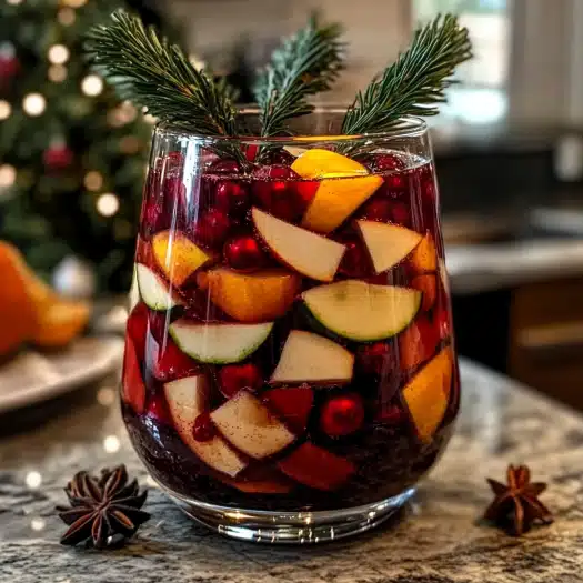 Non-Alcoholic Christmas Sangria