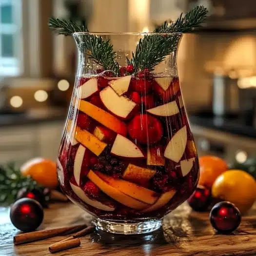 Non-Alcoholic Christmas Sangria