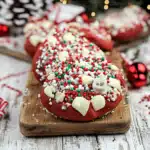 Santa’s Red Velvet Christmas Cookies