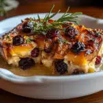Sweet Potato Cranberry Gratin Festive Recipe