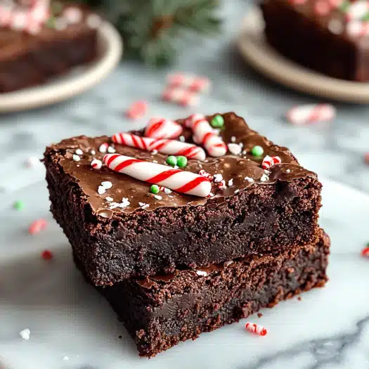 Peppermint Brownies