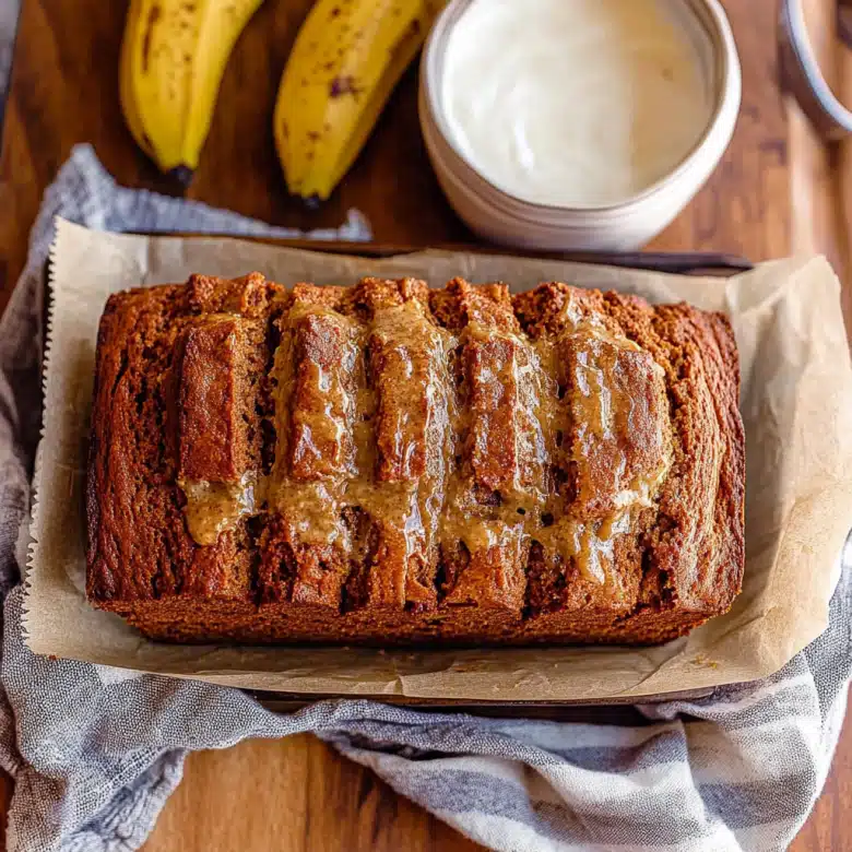 Moist Banana Bread with Sour Cream