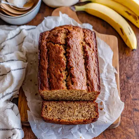 Moist Banana Bread with Sour Cream