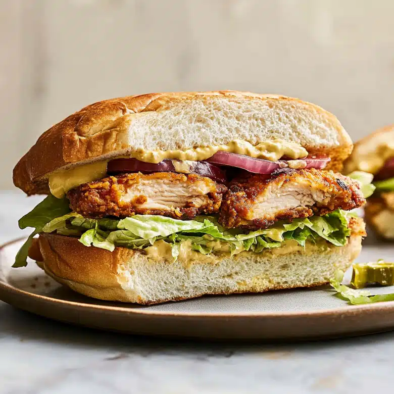Chicken Torta Sandwich