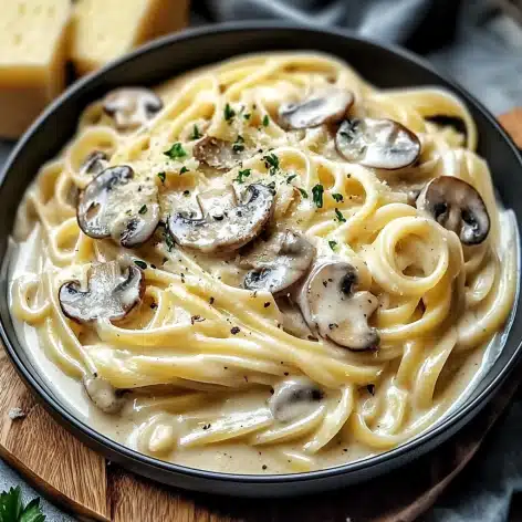 Creamy Mushroom Gruyere Pasta