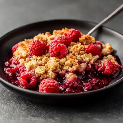 Raspberry Crumble Dessert