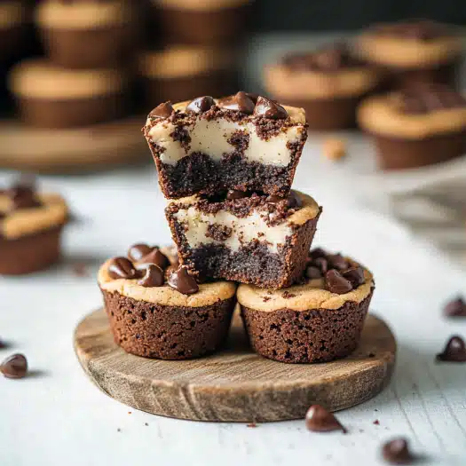 Chocolate Chip Brownie Tarts