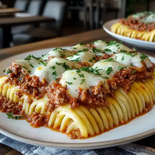 Stuffed Manicotti Recipe with Easy Meat Sauce