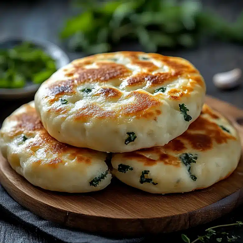 Spinach Cottage Cheese Flagels
