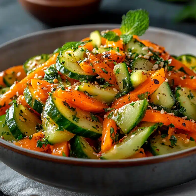Cucumber Carrot Salad