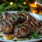 Grilled Lamb Chops with Rosemary Garlic Marinade