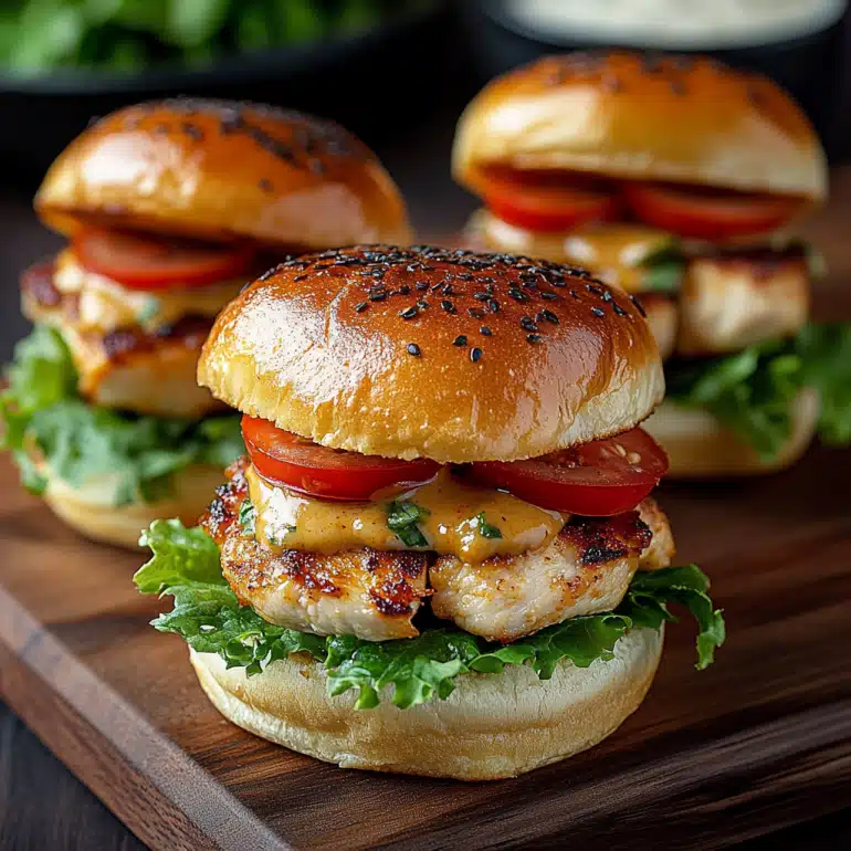 Honey Mustard Chicken Sliders