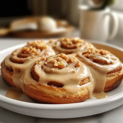Biscoff Cookie Butter Cinnamon Rolls